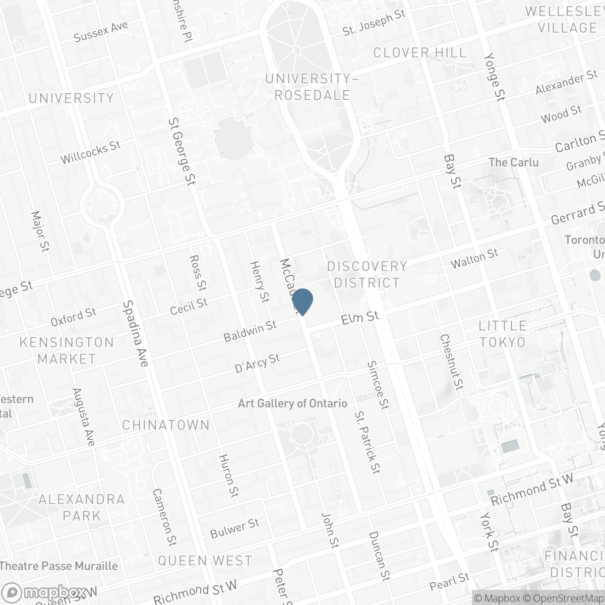1601 - 195 MCCAUL STREET, Toronto, Ontario M5T 1W6